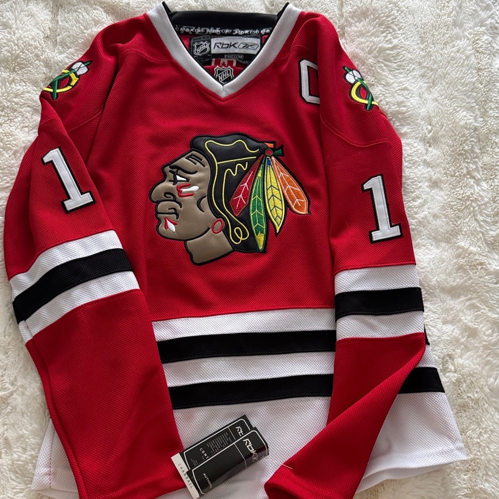 NHL Red and Black Women's Jersey